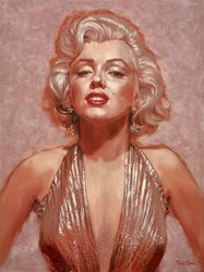Marilyn by Mark Spain - Original Painting on Stretched Canvas sized 24x32 inches. Available from Whitewall Galleries